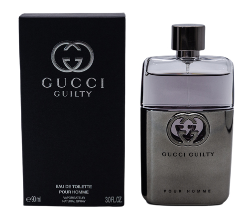 GUCCI GUILTY POUR HOMME * Cologne for Men * EDT * 3.0 oz * BRAND NEW IN ...