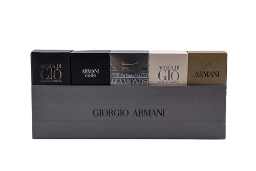 Armani mini cologne set Clearance
