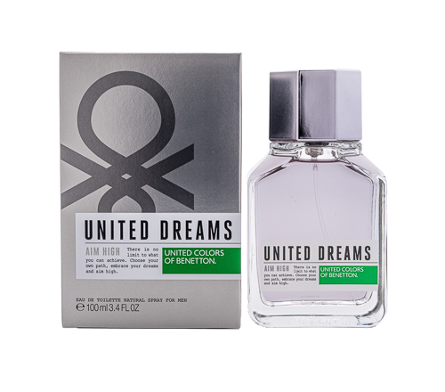 United Dreams Aim High by Benetton Cologne for Men 3.4 oz New in Box ...