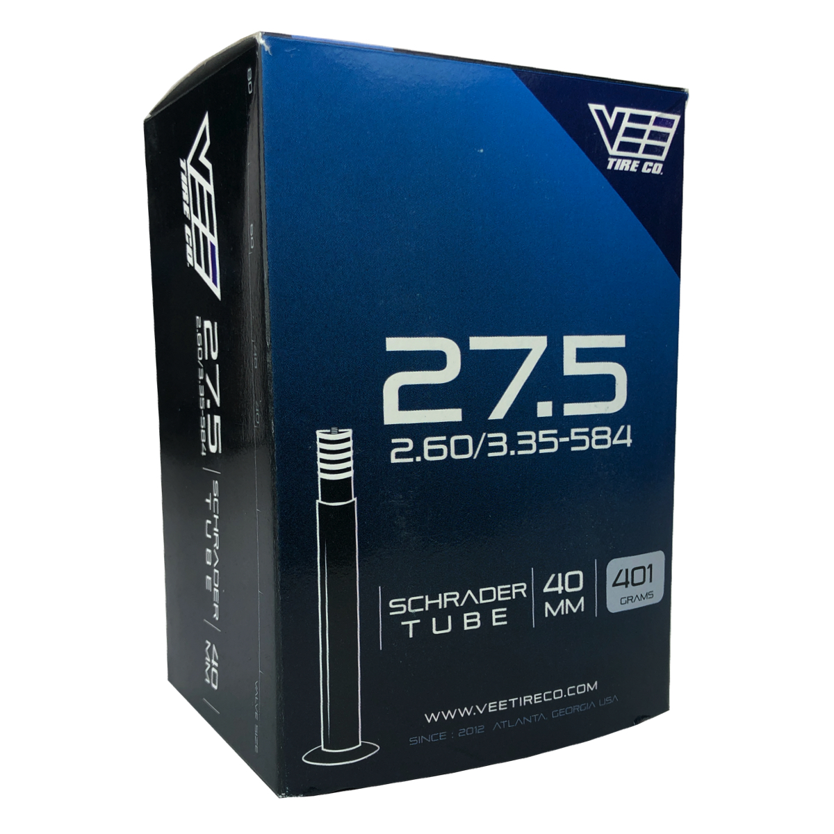 2 27.5x3.0 Vee Tire Bike Tire Bicycle Inner Tube Schrader Valve 27.5X3.00 Pair