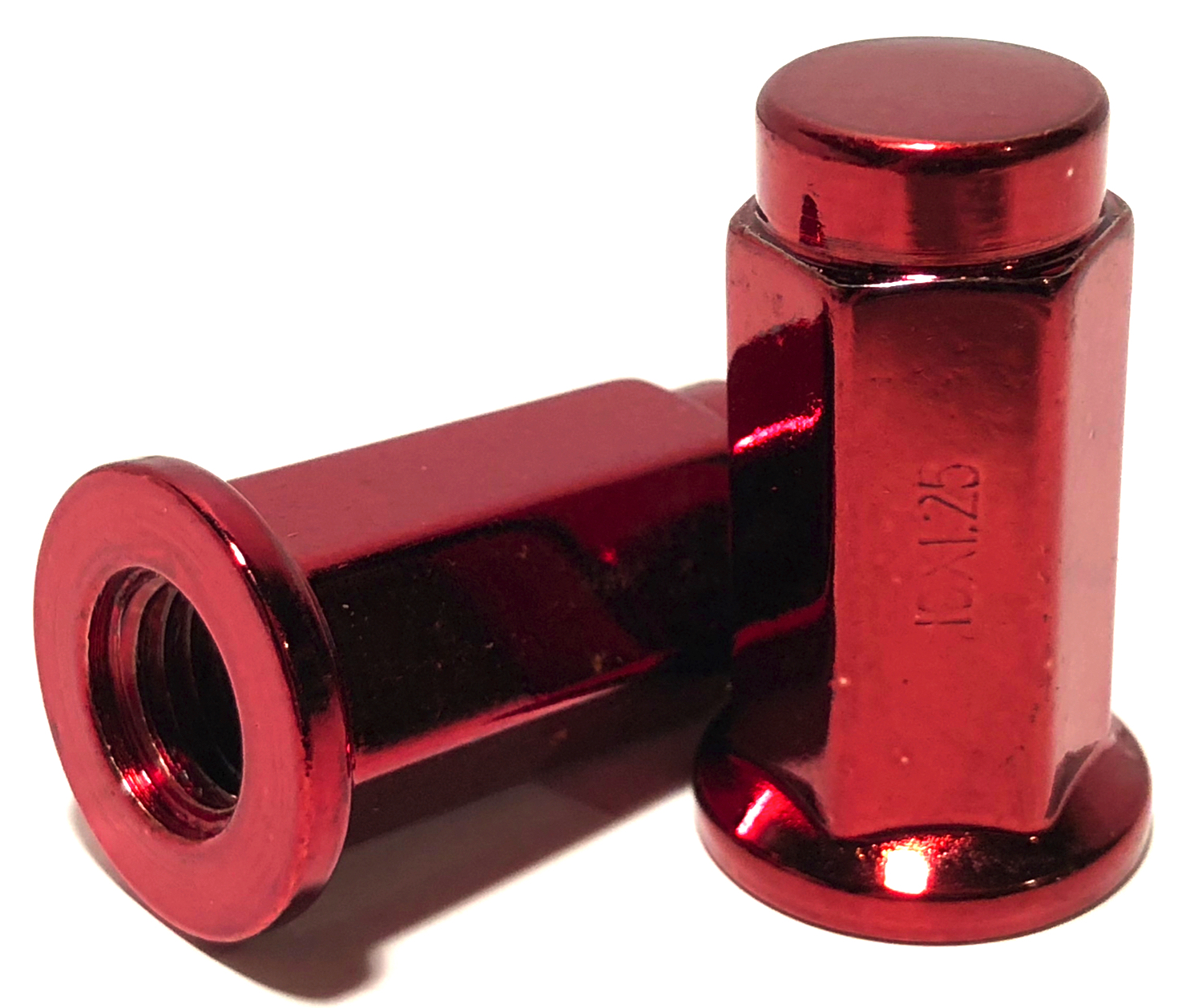 Single Red X Flat Base Lug Nut Mm Hex Atv Utv Kodiak Banshee My Xxx