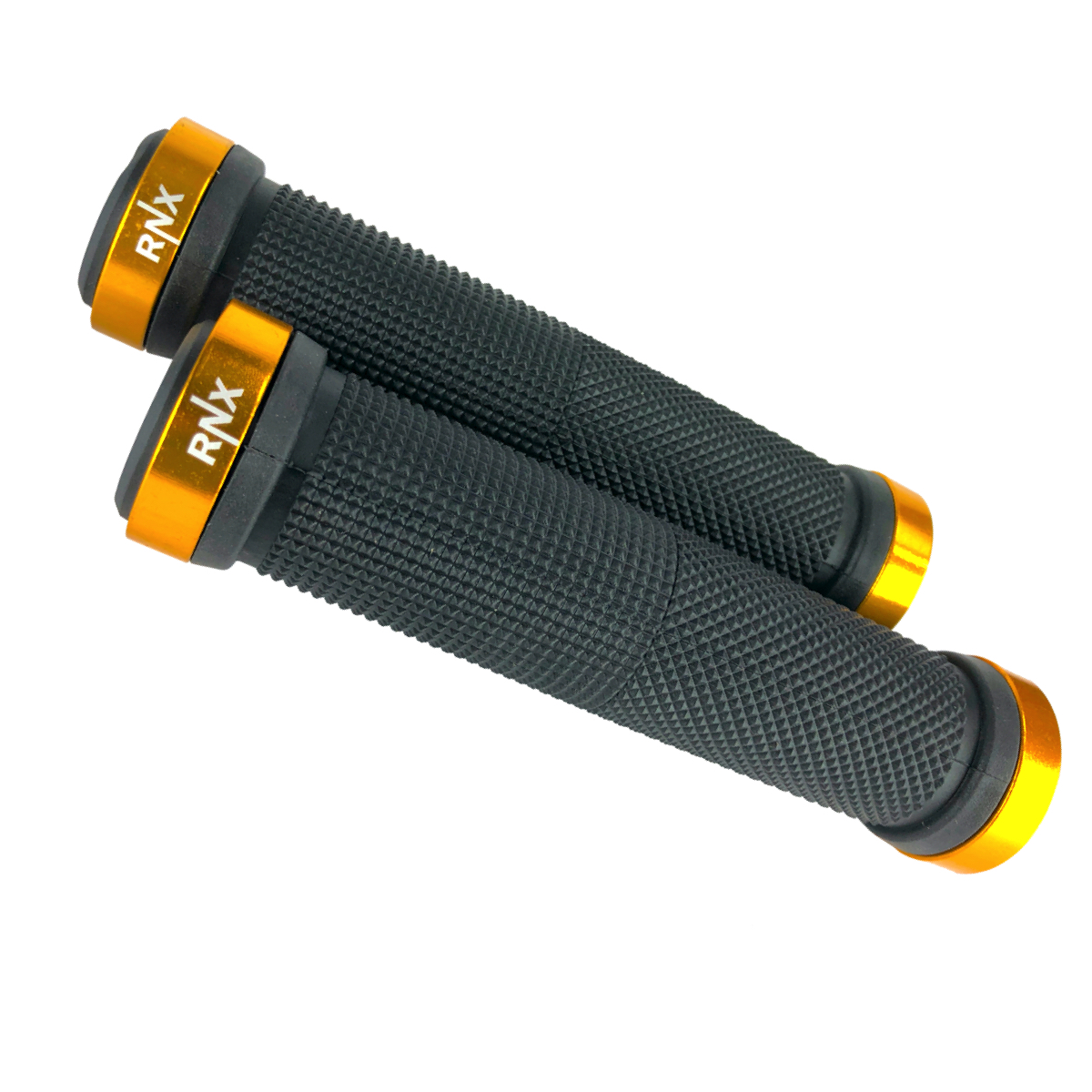 RNX Lock on Gold Bike Grips MTB BMX Mountain Bike Handlebar Grips with End Caps eBay