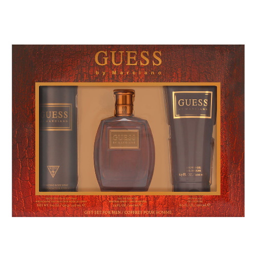 Guess Marciano 3pc Gift Set Cologne Men 3.4 + Body Spray 6 oz Shower ...